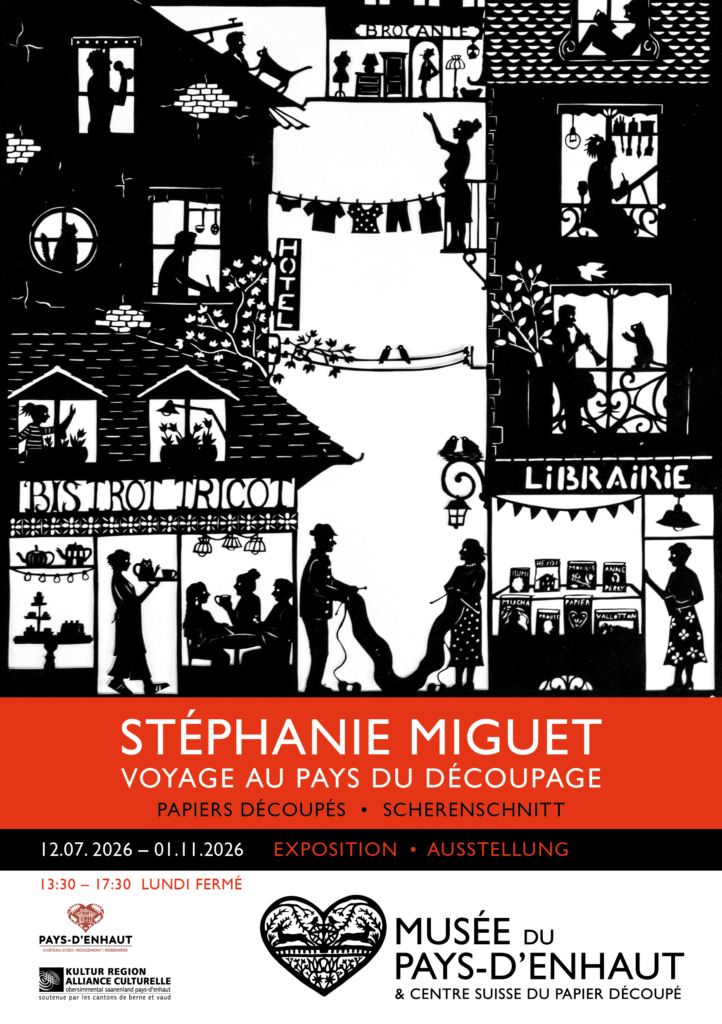 Mpe 2026 Ete Flyer Miguet Musée du Pays-d'Enhaut & Centre Suisse du Papier Découpé